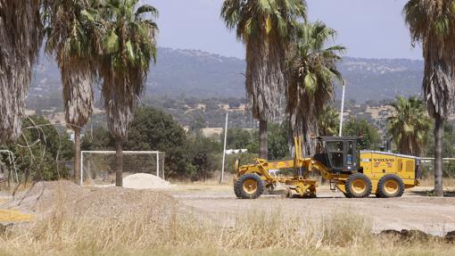 Una máquina en la Ciudad Deportiva Rafael Gómez