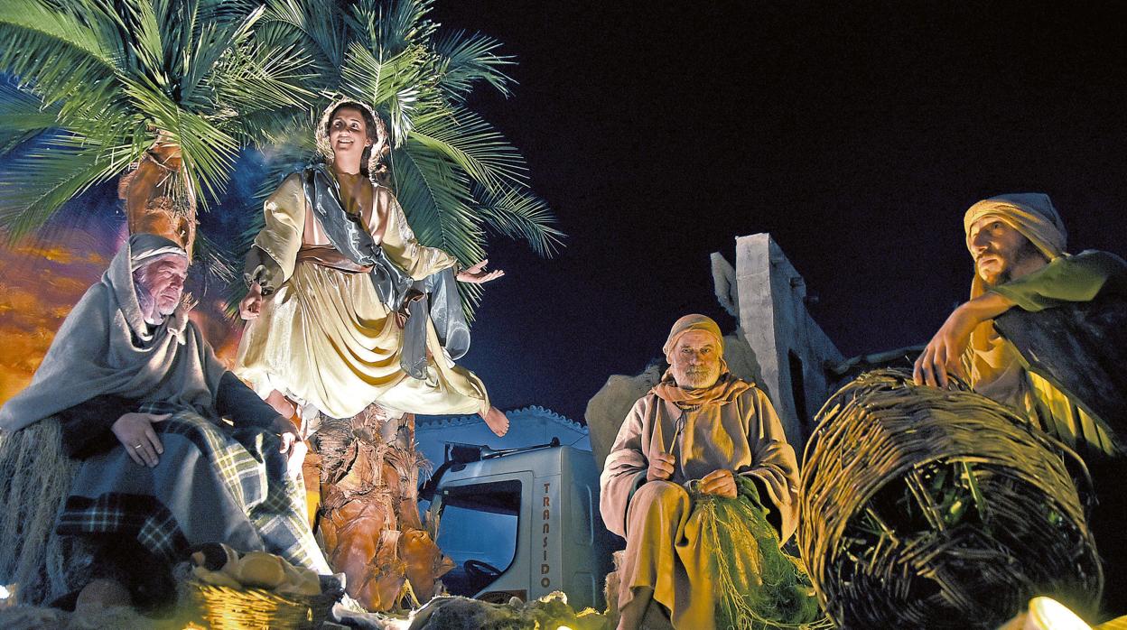 Carroza de la Cabalagata de Higuera de la Sierra