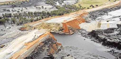 La balsa de lodos que se rompió junto a Doñana