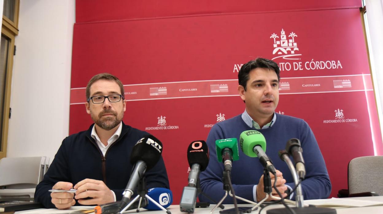 Jesús Ligero y Pedro García, responsables de Turismo