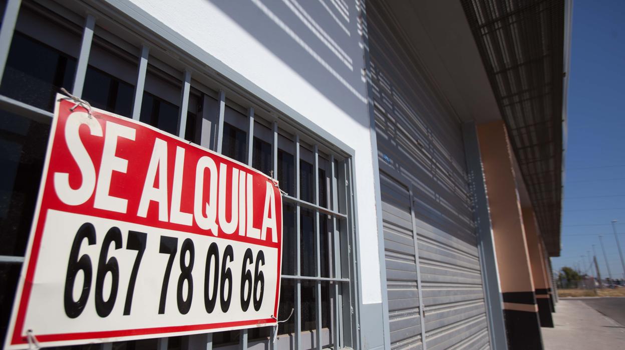 Nave que se alquila en un polígono industrial de Córdoba
