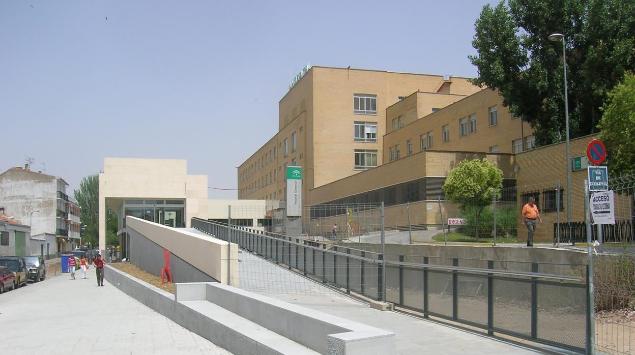 Exterior del hospital Valle de los Pedroches de Pozoblanco