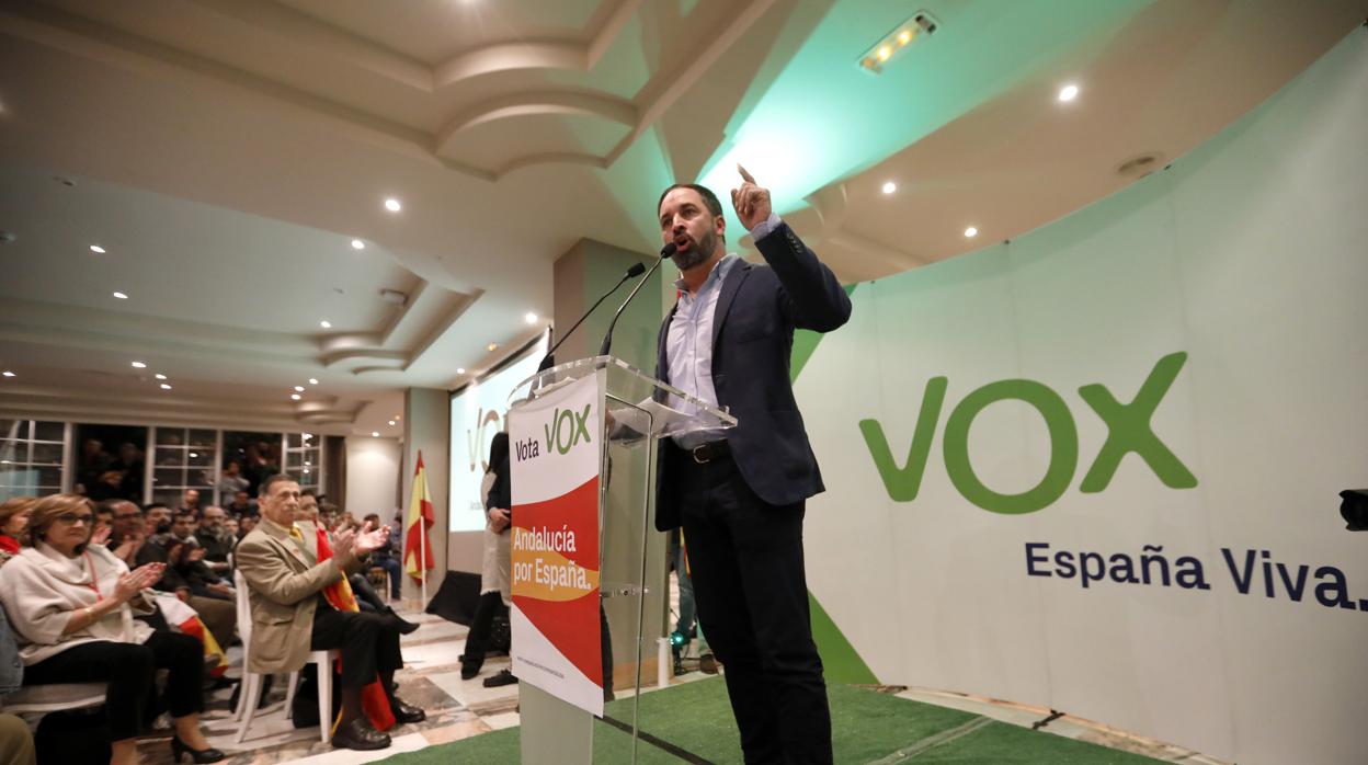 Mitin de VOX en la pasada campaña electoral