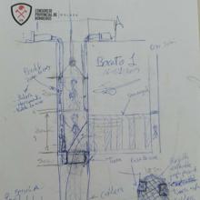 Boceto del rescate de Julián Moreno
