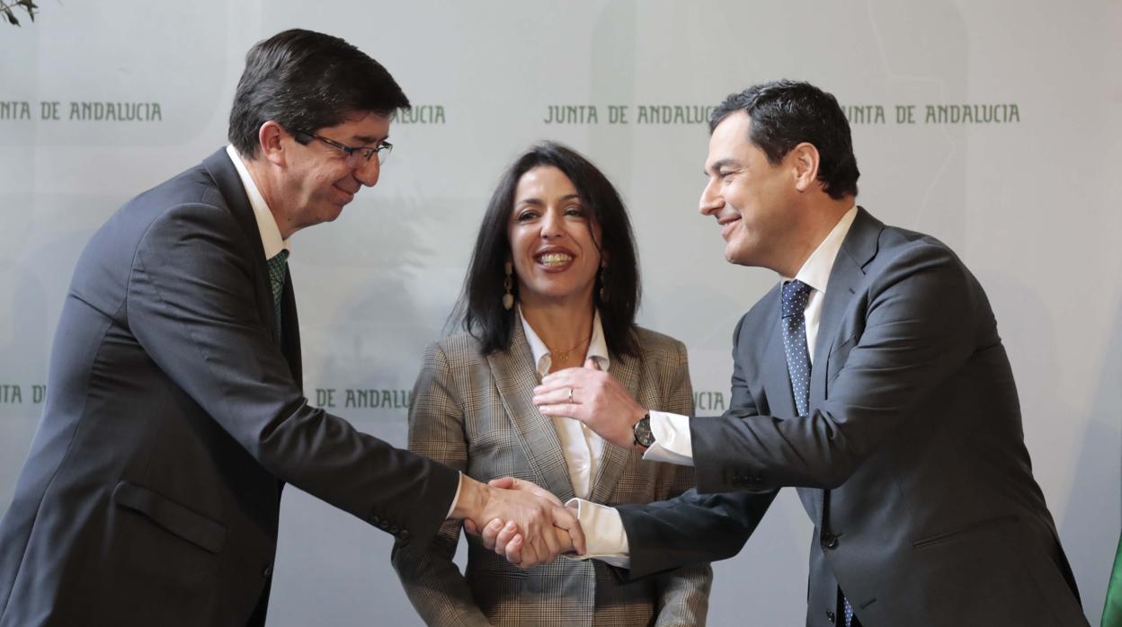 Toma de posesión de los consejeros en el Palacio de San Telmo