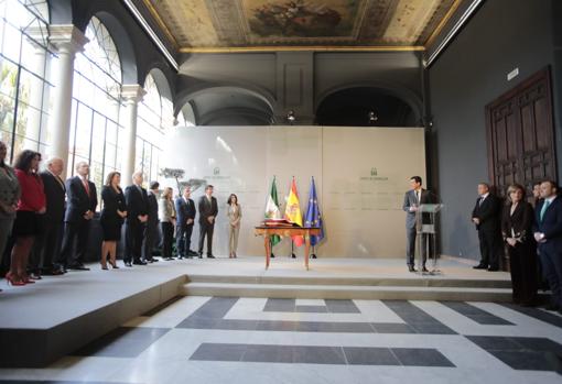 Toma de posesiòn de los consejeros en el Palacio de San Telmo