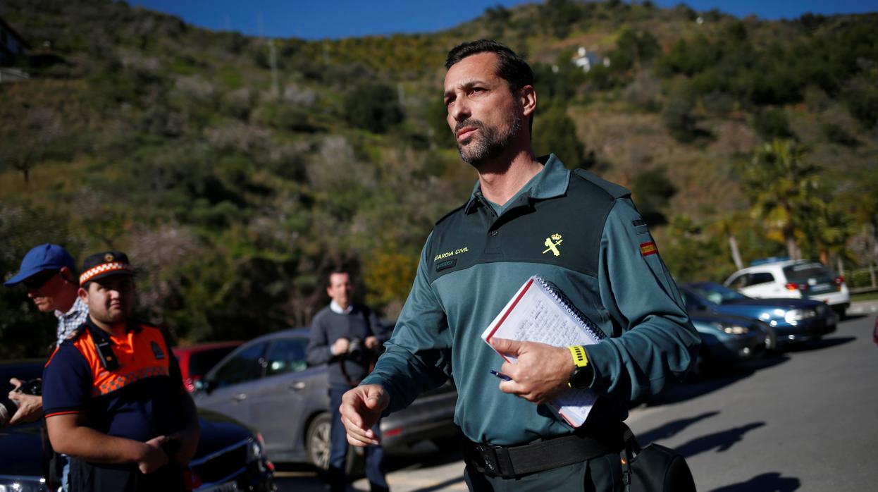 El portavoz de la Guardia Civil de Málaga, Jorge Martín