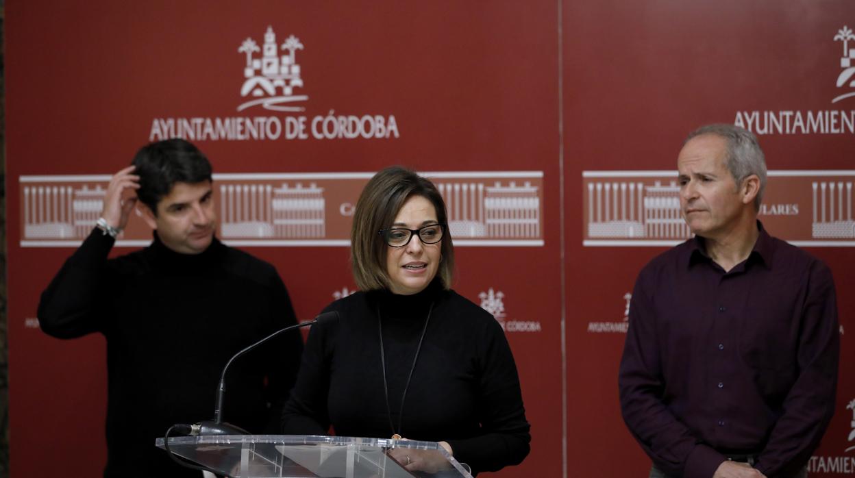García, Ambrosio y Blázquez, en el Ayuntamiento