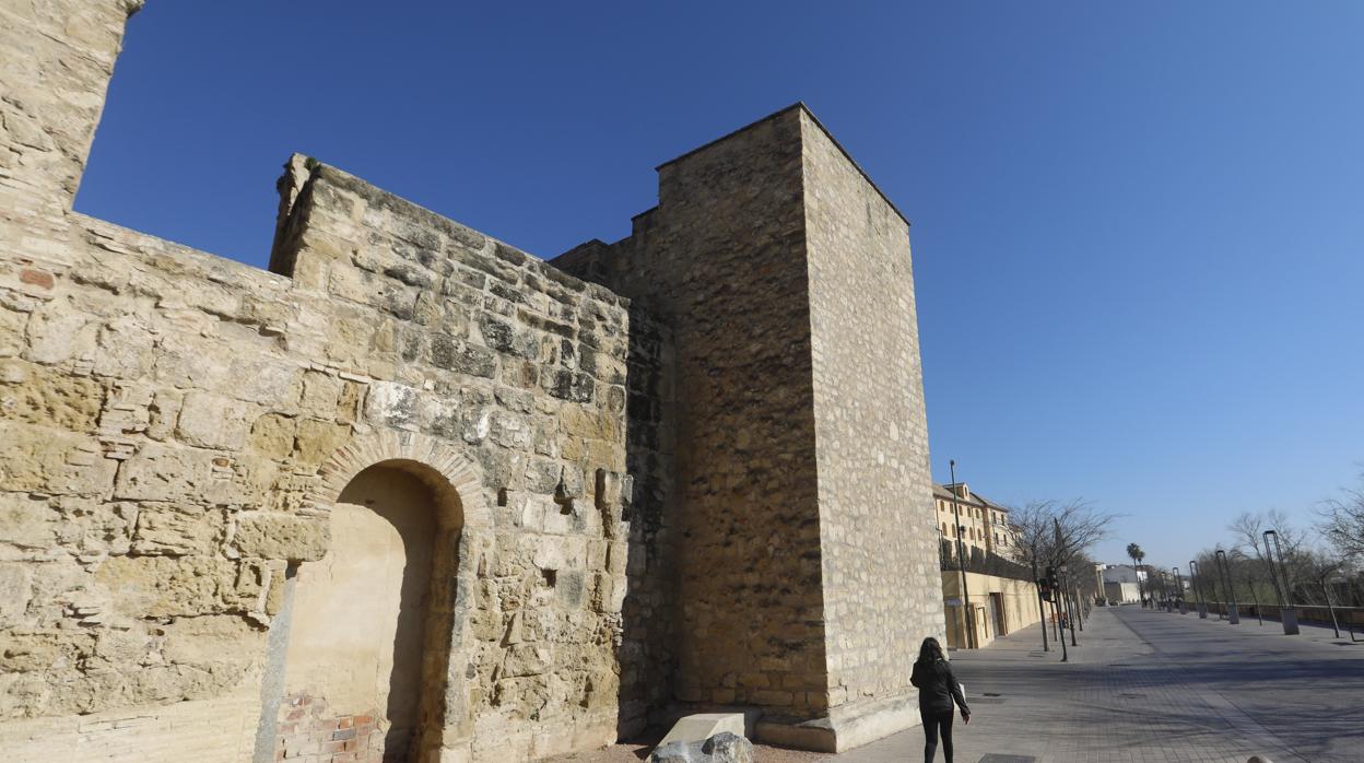 Zona sur del Alcázar de los Reyes Cristianos de Córdoba