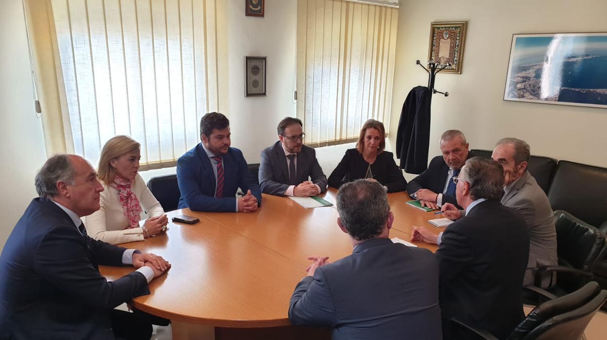 Imagen de la reunión mantenida este miércoles en Algeciras