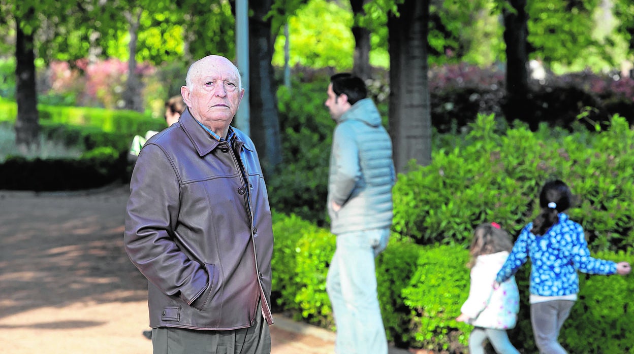 Juan Machín en la entrevista para ABC