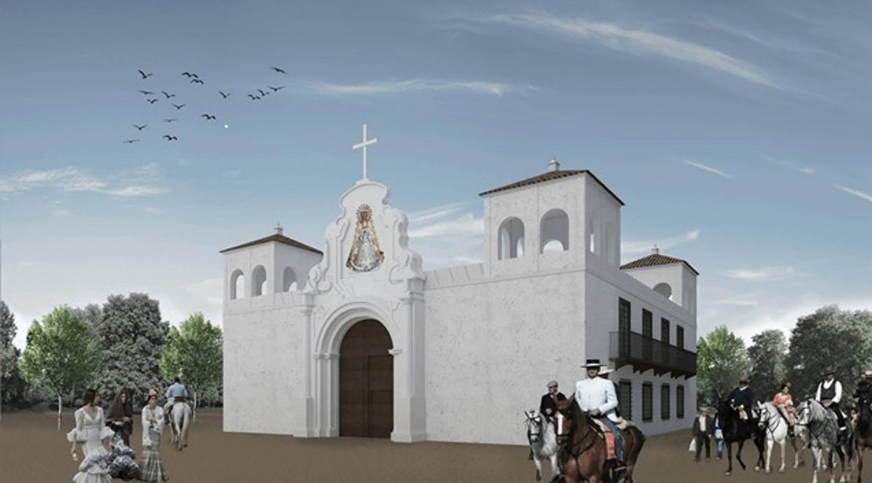 Recreación del proyecto de columbario de El Rocío