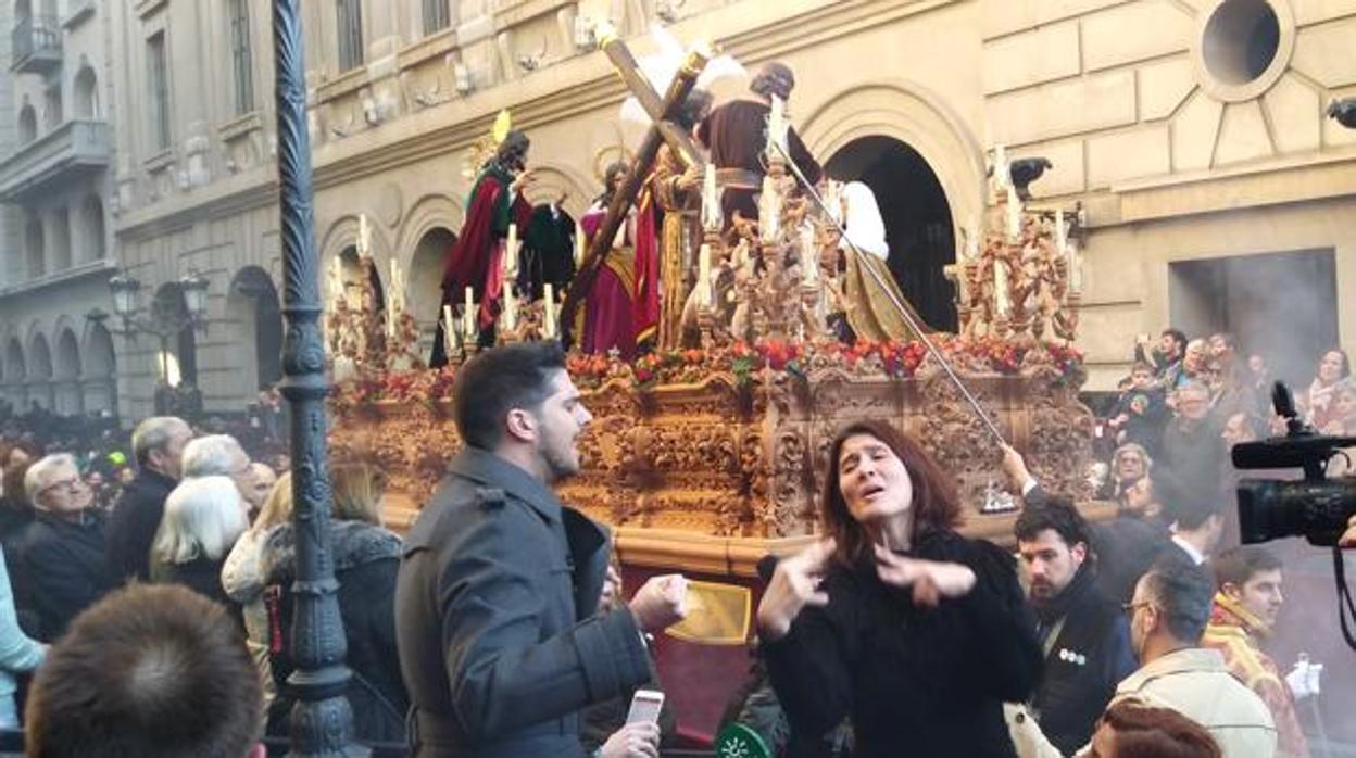 Iván Centenillo y Esther Ramallo interpretaron el año pasado en Granada la primera saeta inclusiva de la Historia.