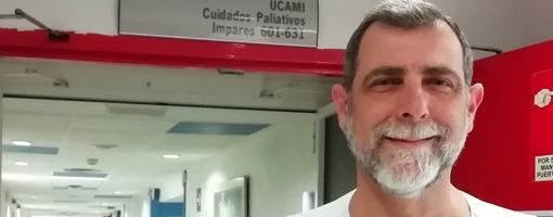 José Enrique Herrero, enfermero de cuidados paliativos