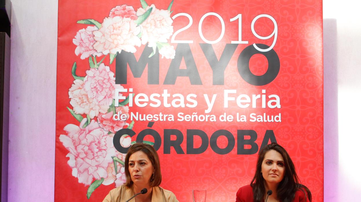 Ambrosio y González en la presentación del cartel