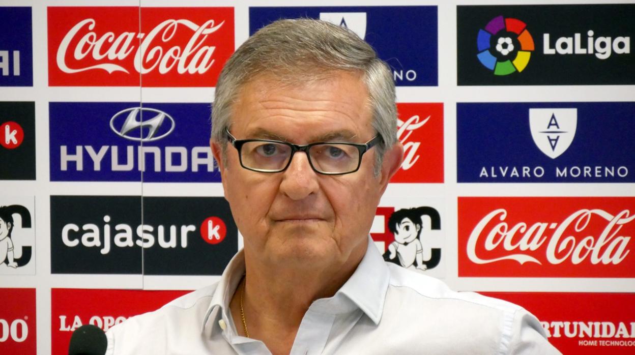 Manuel Garrido, en la rueda de prensa