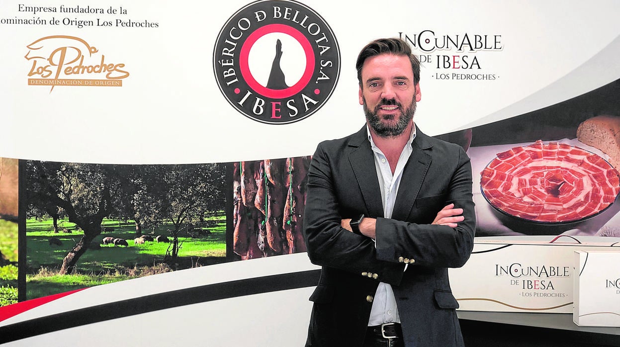 Alfonso Blanco, en las instalaciones de Ibesa