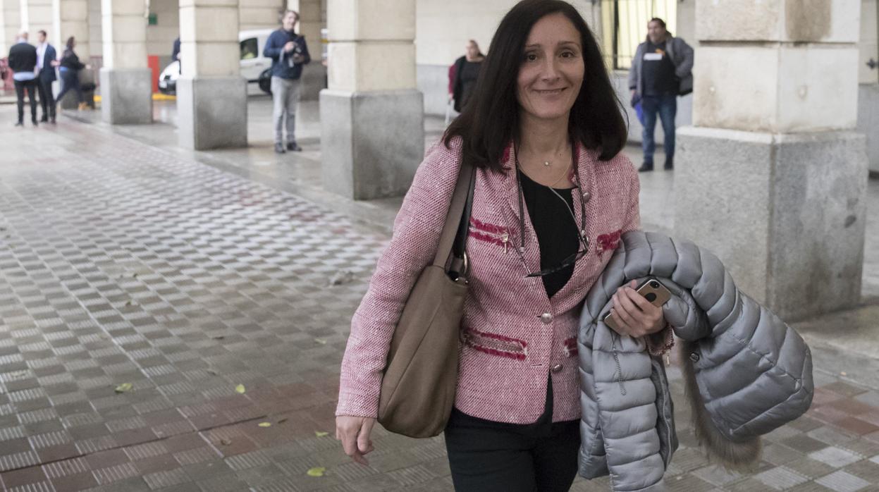 Imagen de archivo de la magistrada en los juzgados de Sevilla