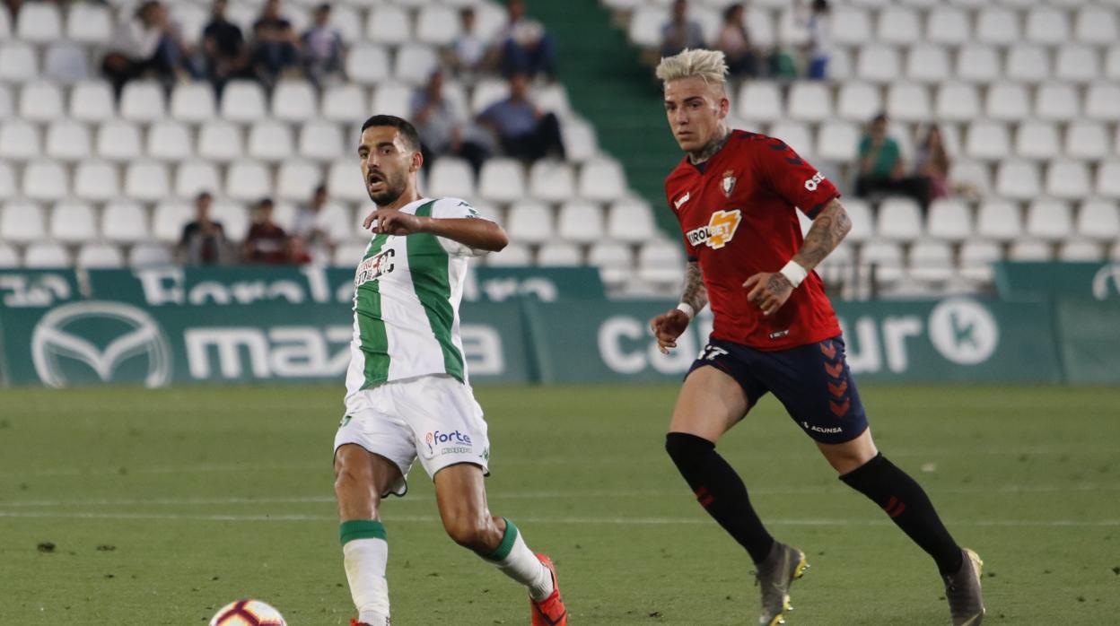 Moyano, en el partido del viernes