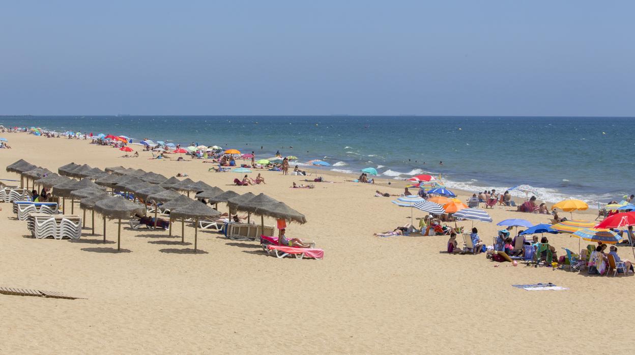 Vista de una parte de la playa de Pumta Umbría