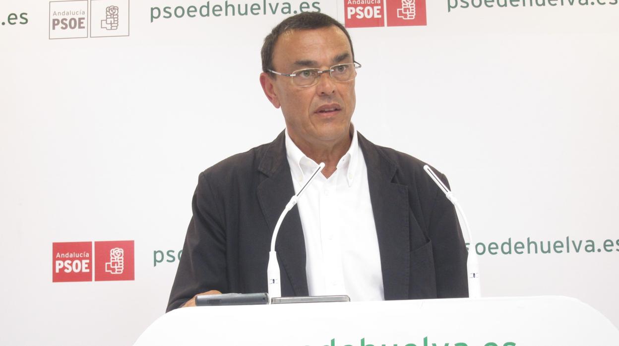 El secretario general del PSOE de Huelva, Ignacio Caraballo