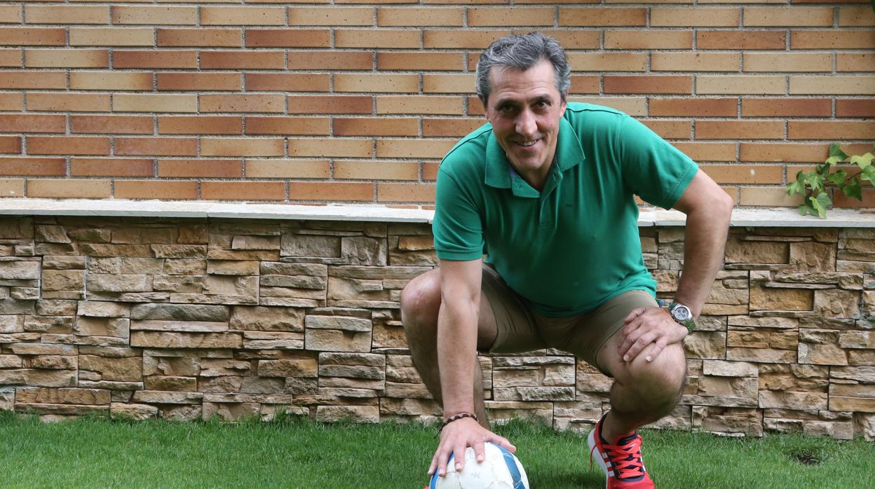 Pepe Murcia, en un posado previo a marcharse a Catar