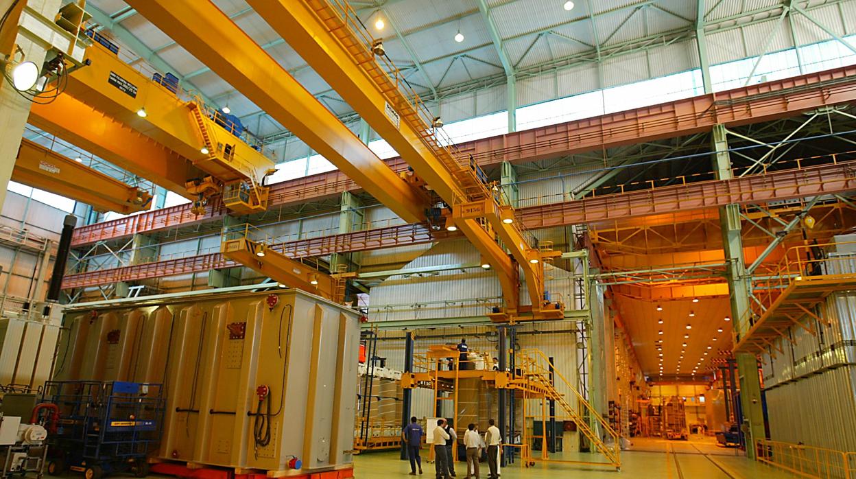 Interior de la fábrica de ABB en Córdoba