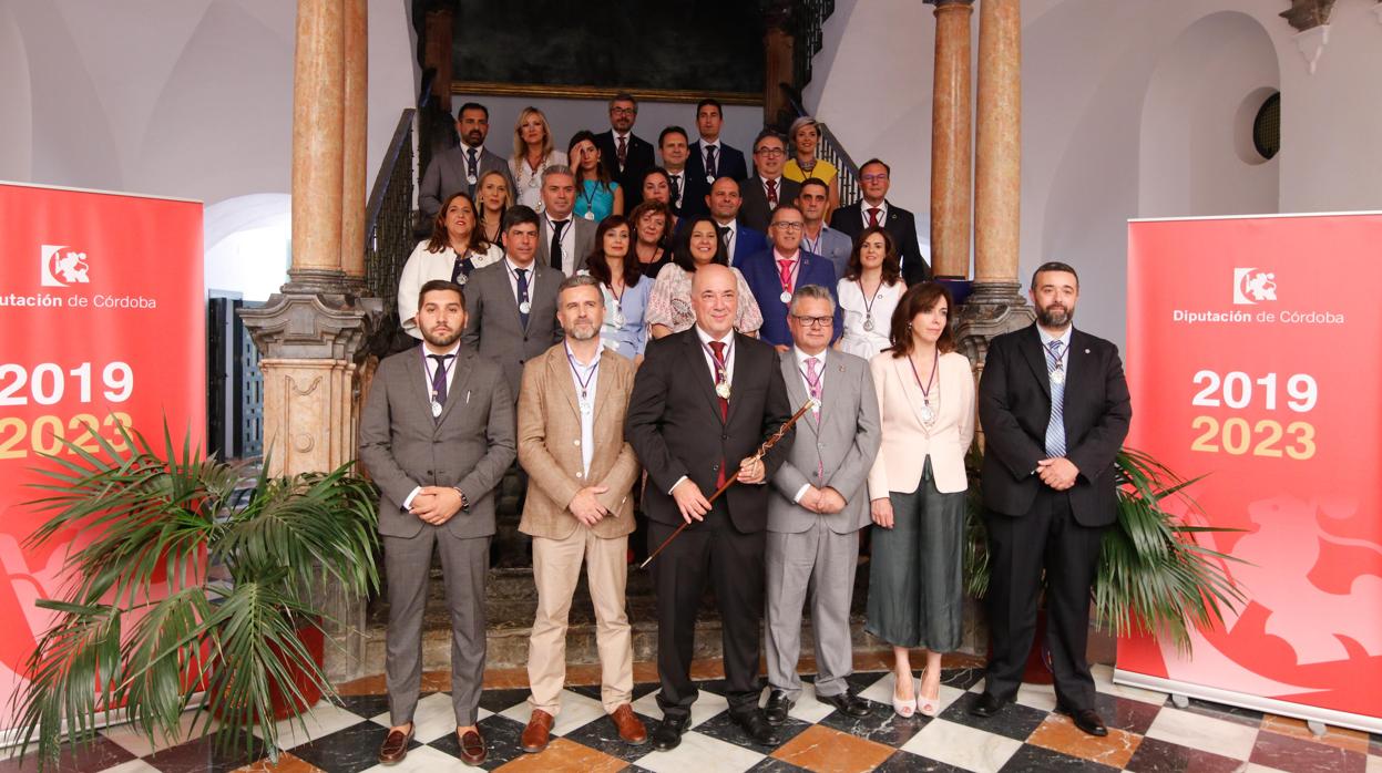 Diputados de la corporación 2019-2023 tras el pleno de Constitución