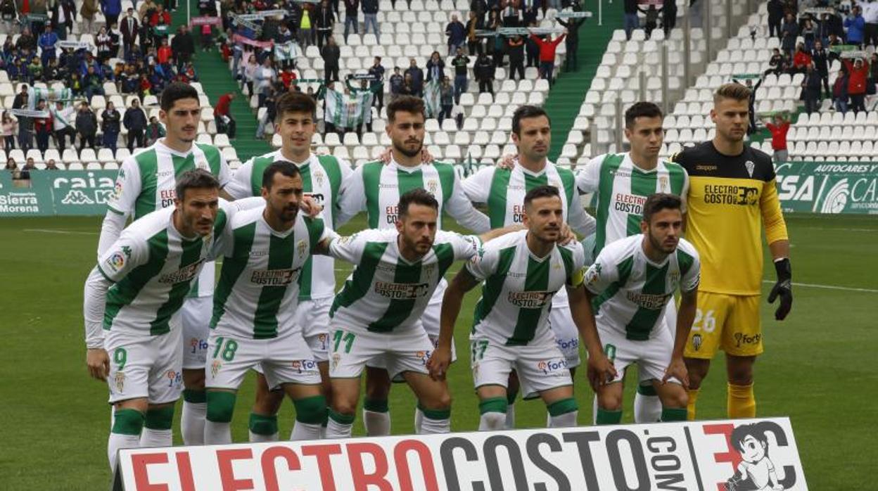 Último once del Córdoba CF la pasada temporada