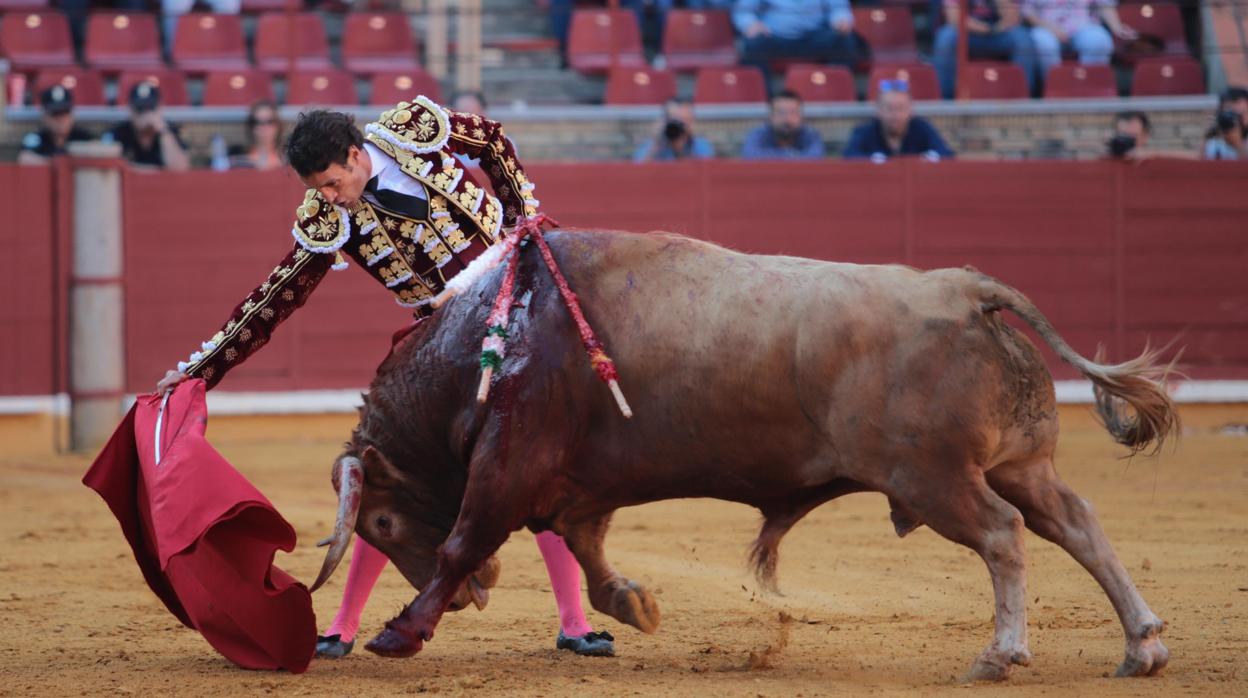 Finito de Córdoba, durante un festejo en la Feria de Nuestra Señora de la Salud