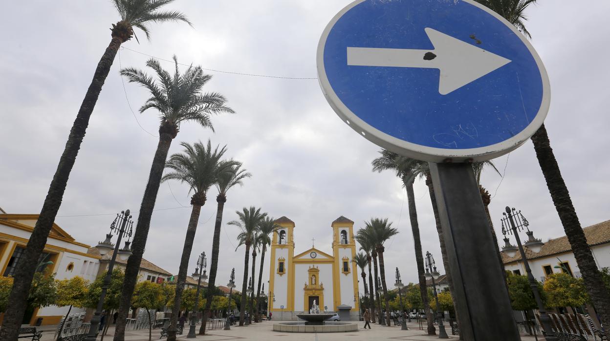 Plaza de Cañero, que el Ayuntamiento anterior quiso llamar de los Derechos Humanos