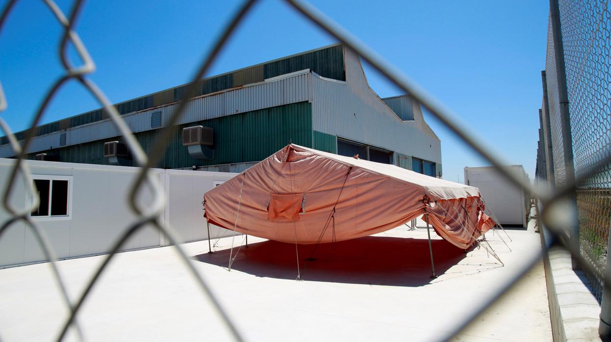 Vista del Centro de Atención Temporal de Inmigrantes (CATE) en San Roque (Cádiz)