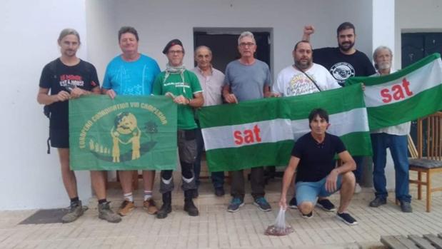 El SAT vuelve a ocupar la finca de Somonte en Palma del Río