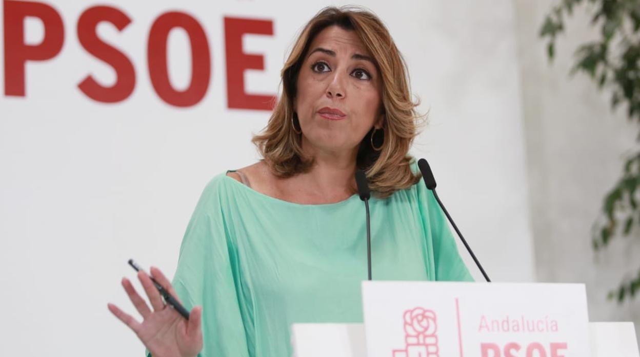 Susana Dïaz, líderl del PSOE andaluz