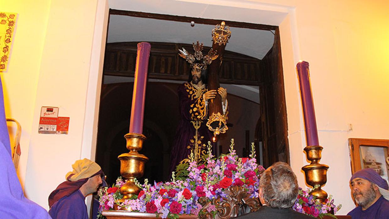 El Nazareno de La Victoria en la madrugá del Viernes Santo