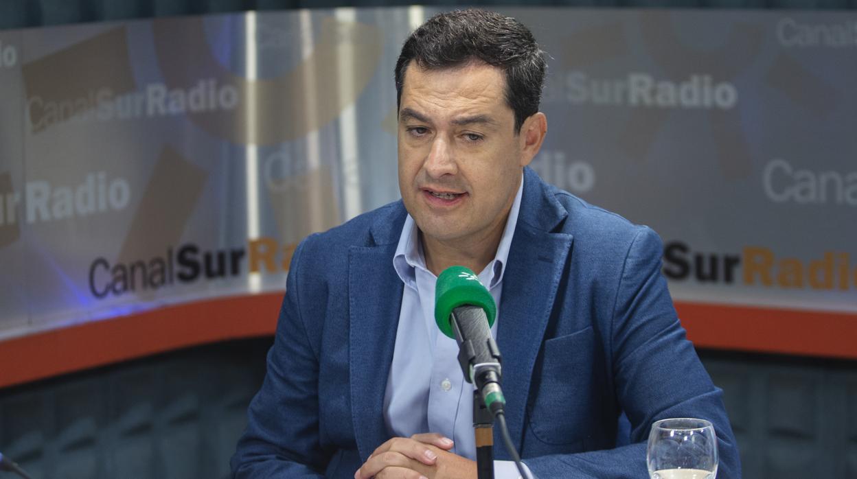 El presidente de la Junta, Juanma Moreno