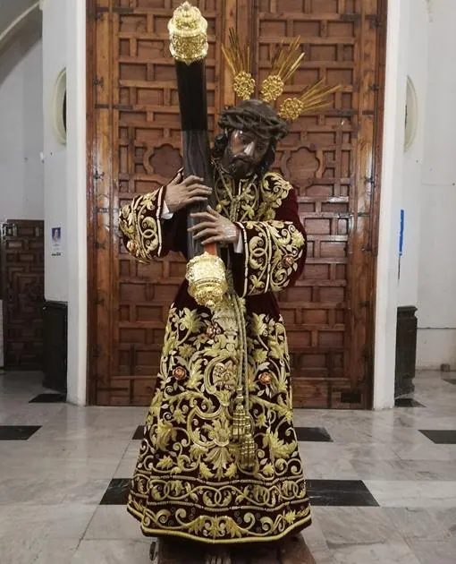 El Señor del Buen Suceso de Córdoba, con la nueva túnica