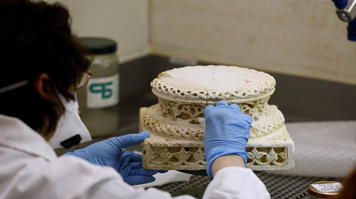 Un detalle de la magna exposición