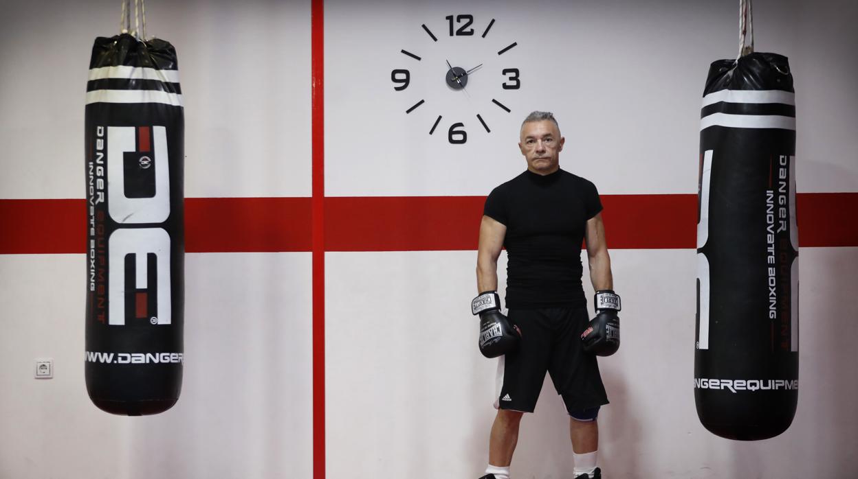 José Luis Navarro, en un gimnasio