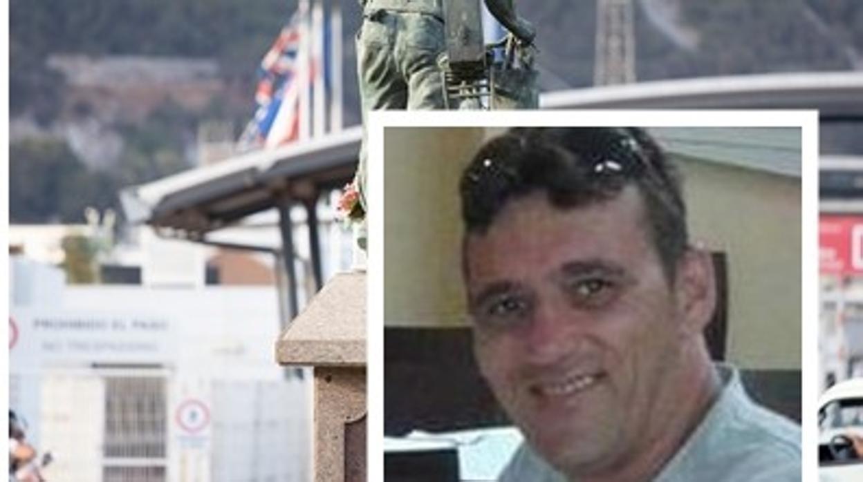 Imagen de Alfredo Morodo y de la Aduana de La Línea de la Concepción