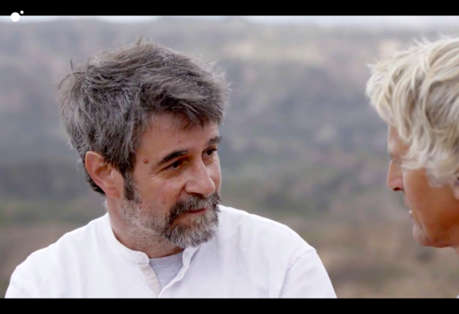 Alfonso Arribas, durante la entrevista con Jesús Calleja.