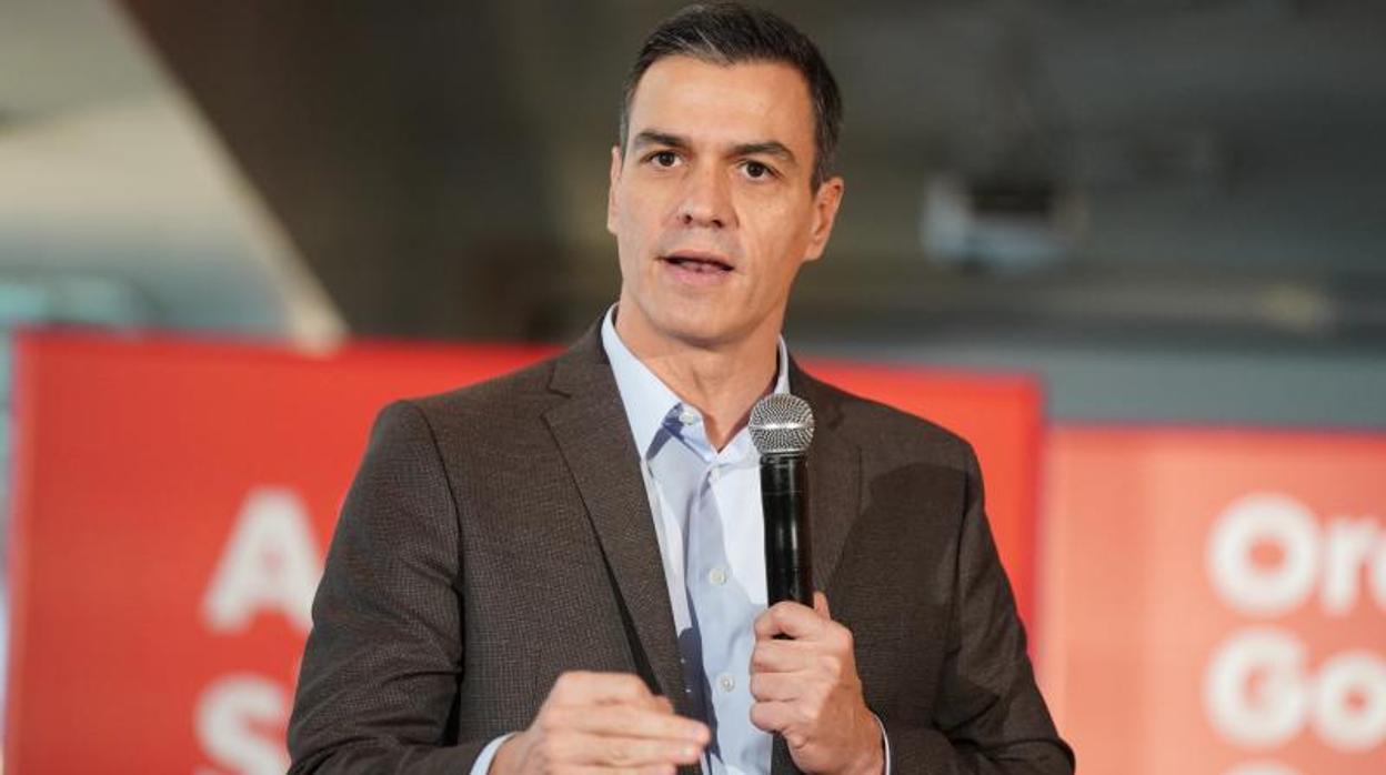 Pedro Sánchez, en un acto celebrado ayer en Vitoria
