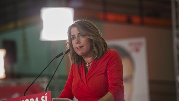 Susana Díaz critica la «peleíta» del bloque de derechas en el debate con Santiago Abascal como «árbitro»