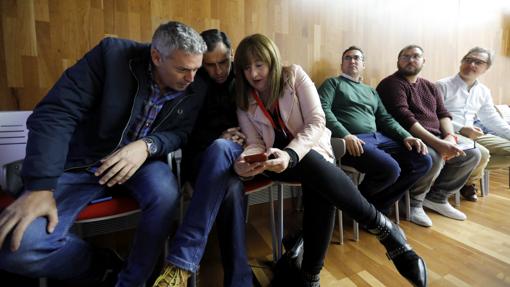 Seguimiento de la jornada electoral en el PSOE de Córdoba