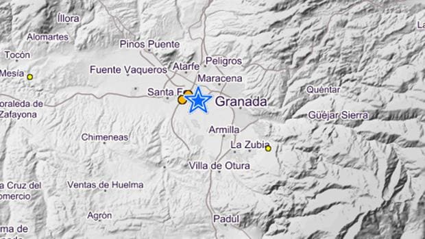 Dos terremotos seguidos agitan Granada capital