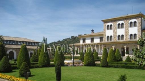 Vista de la casa de la finca de caza en la Sierra de Córdoba