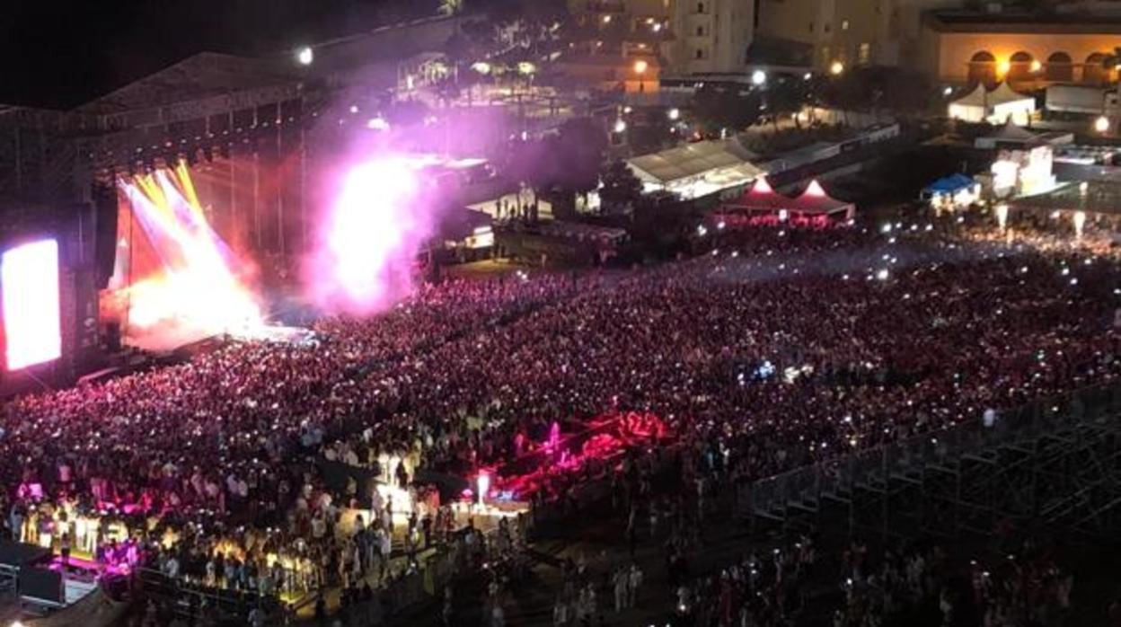 El Marenostrum Fuengirola durante un concierto