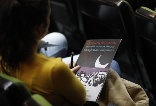 Una asistente a la jornada de este martes en Córdoba