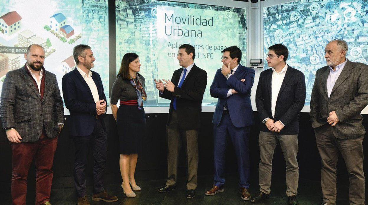 José María Bellido, ayer en su visita a Santander