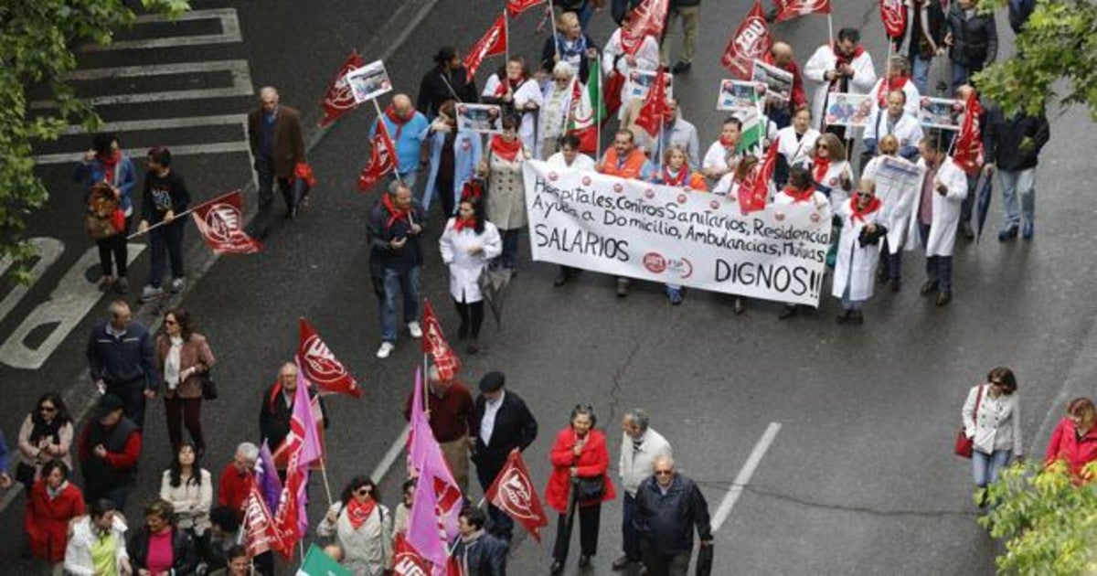 Manifestación del Primero de Mayo en Córdoba